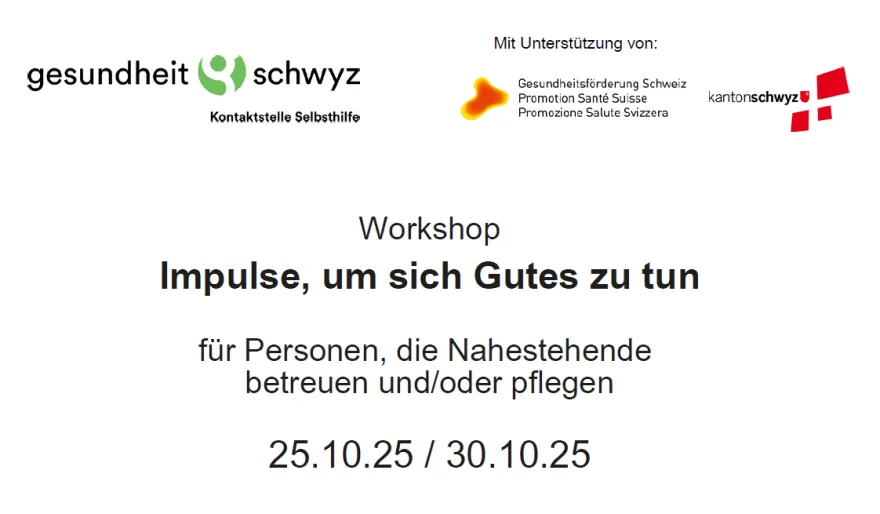 Workshop gesundheit schwyz